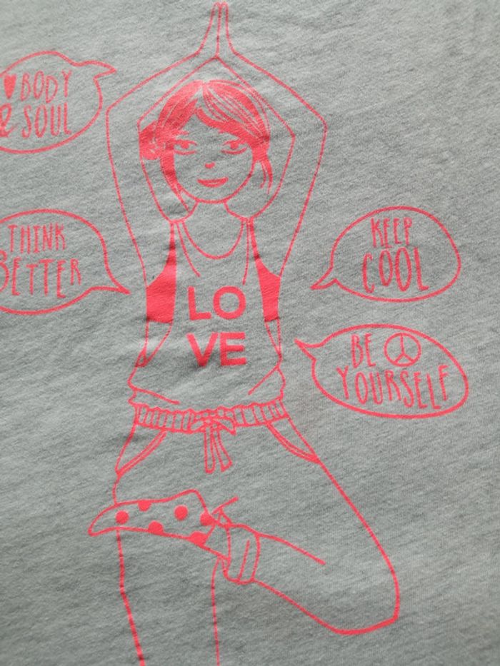 Tee-shirt gris Kiabi 10 ans - photo numéro 2