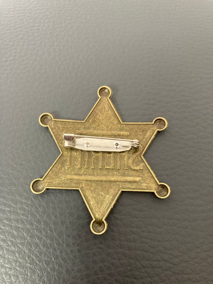 Broche étoile de shérif - photo numéro 2
