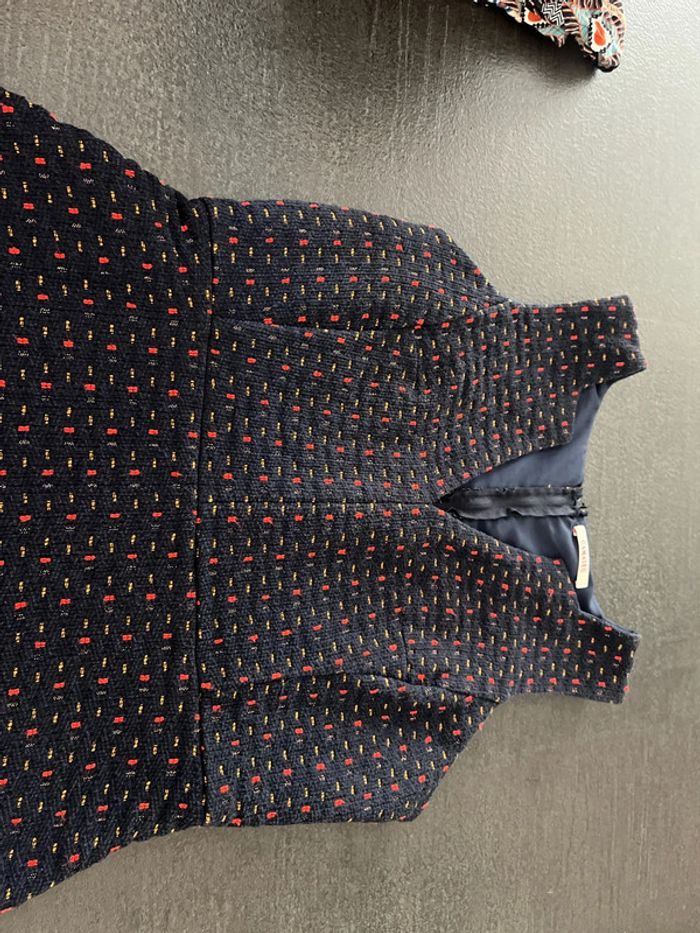 Robe cintrée marine - photo numéro 3