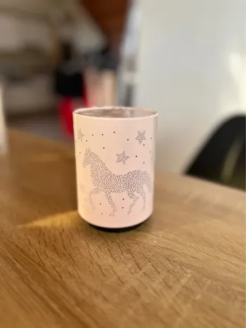 Veilleuse LED push carrosse Atmosphera – rose