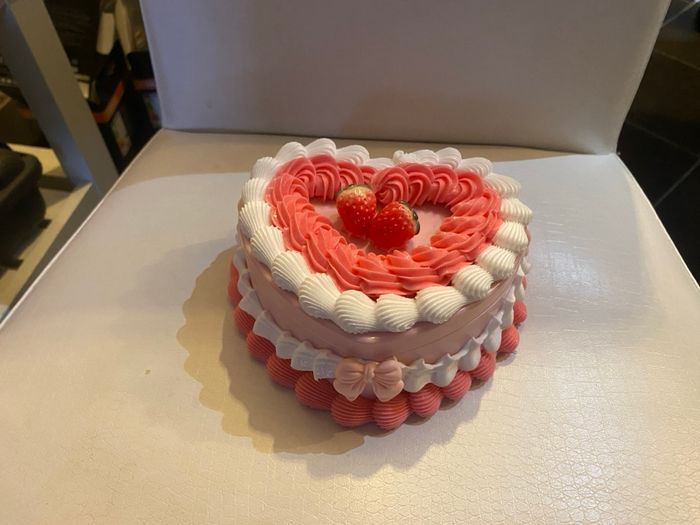 Boîte gâteau fraise
