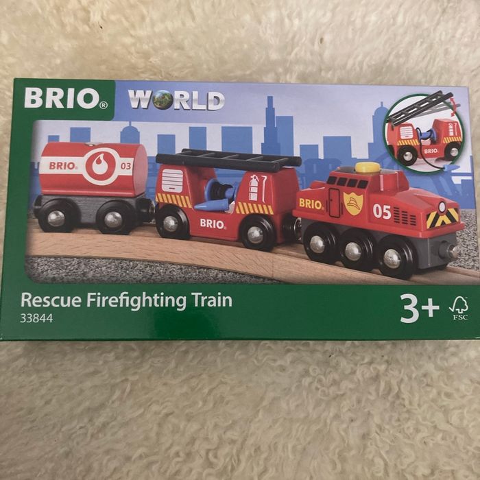 Brio train des pompiers