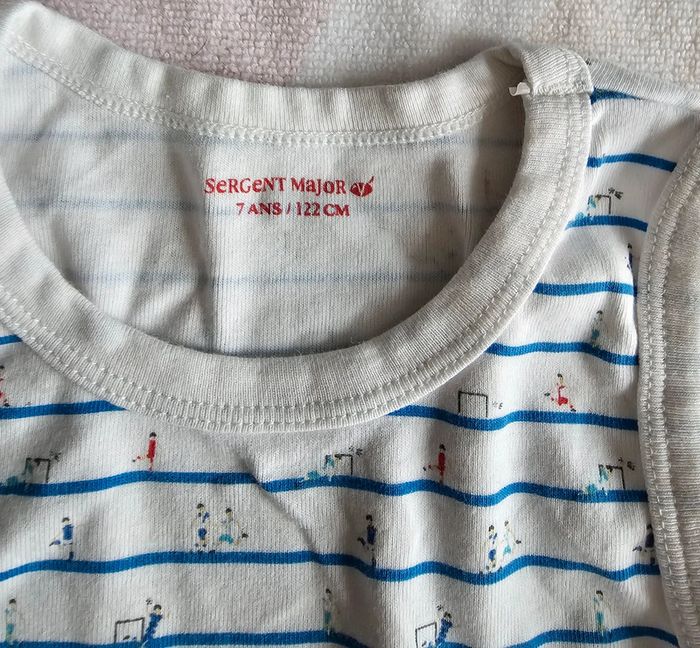 Maillot  de  corps  sergent major 7 ans - photo numéro 3