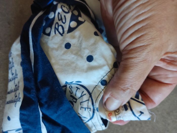 Bloomer vintage 6 mois style marin - photo numéro 4