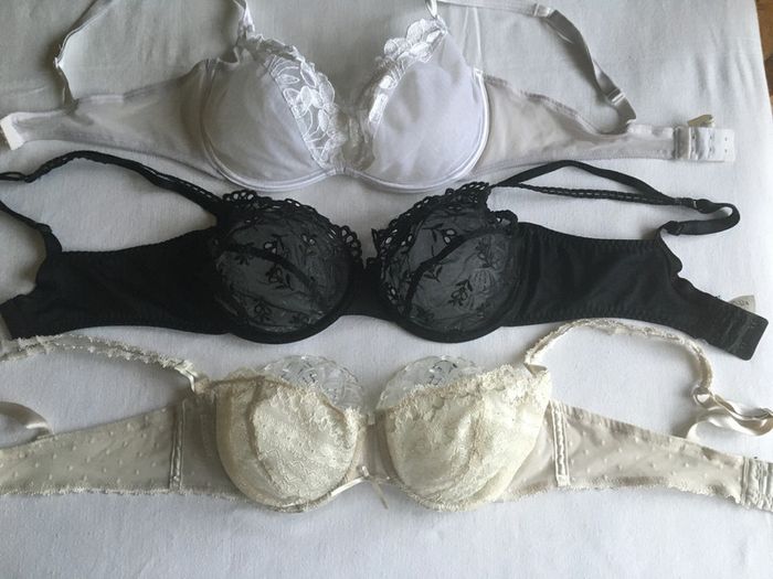 Lot de 3 Soutiens gorge 90 D