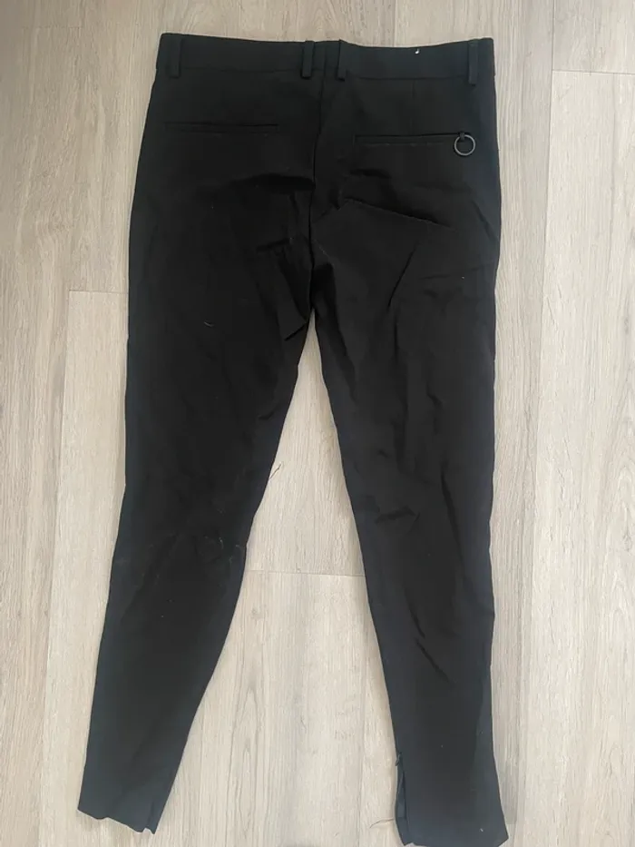 Pantalon Zara, noir, homme - photo numéro 2