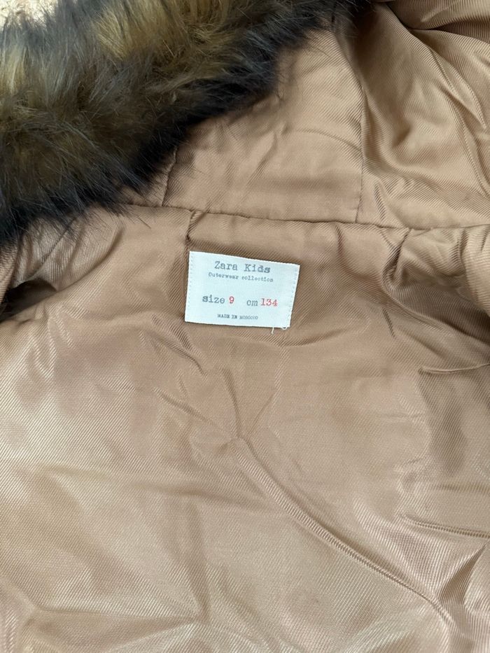 Duffle-coat camel Zara Kids - photo numéro 3