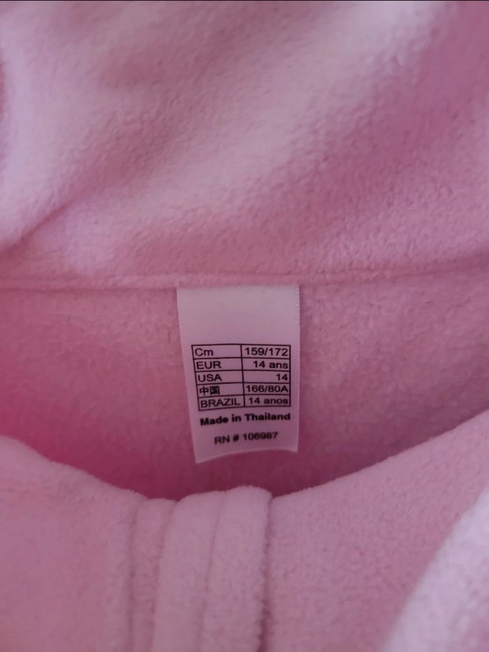 Pull polaire à zip rose Quechua - Taille 14 ans - photo numéro 3