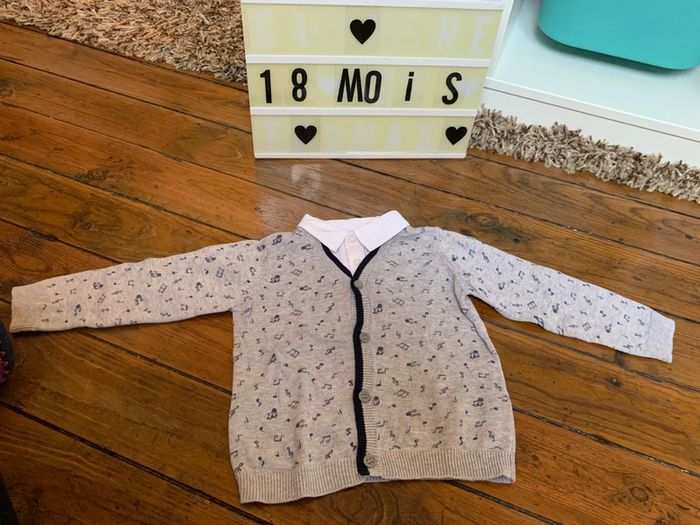 Pull chemise 18 mois