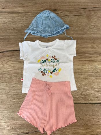 Ensemble bébé fille 3mois