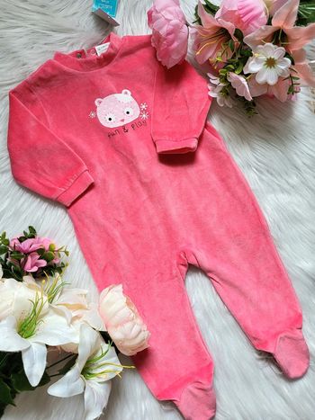 Pyjama velours 6 mois – Neuf