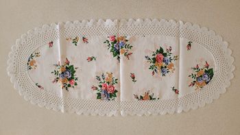 Napperon oval vintage