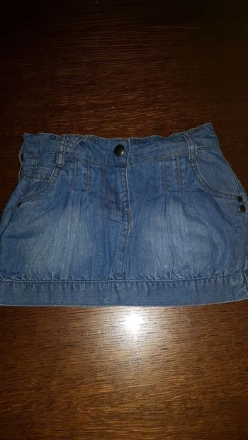 Jupe courte en jeans