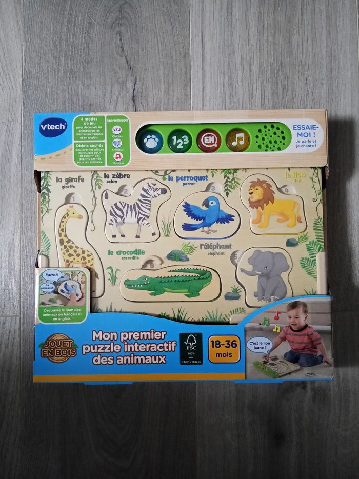 Mon premier puzzle interactif des animaux