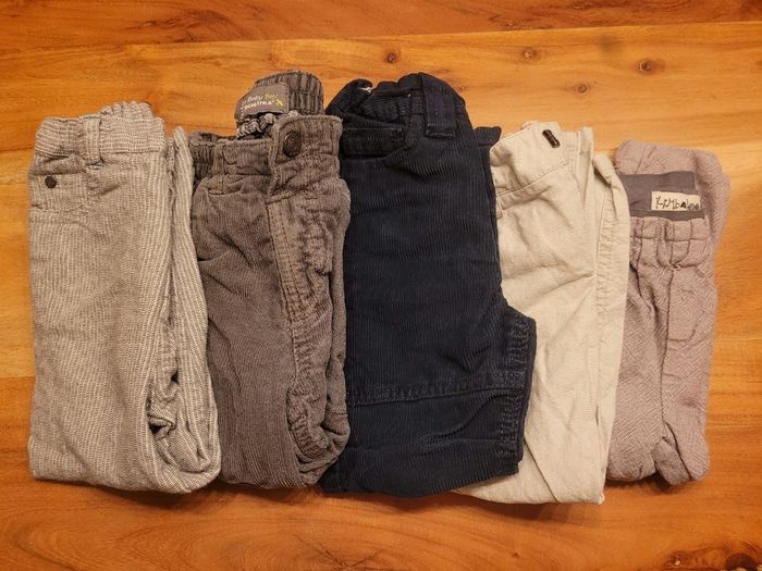 Lots de pantalons 23/24mois
