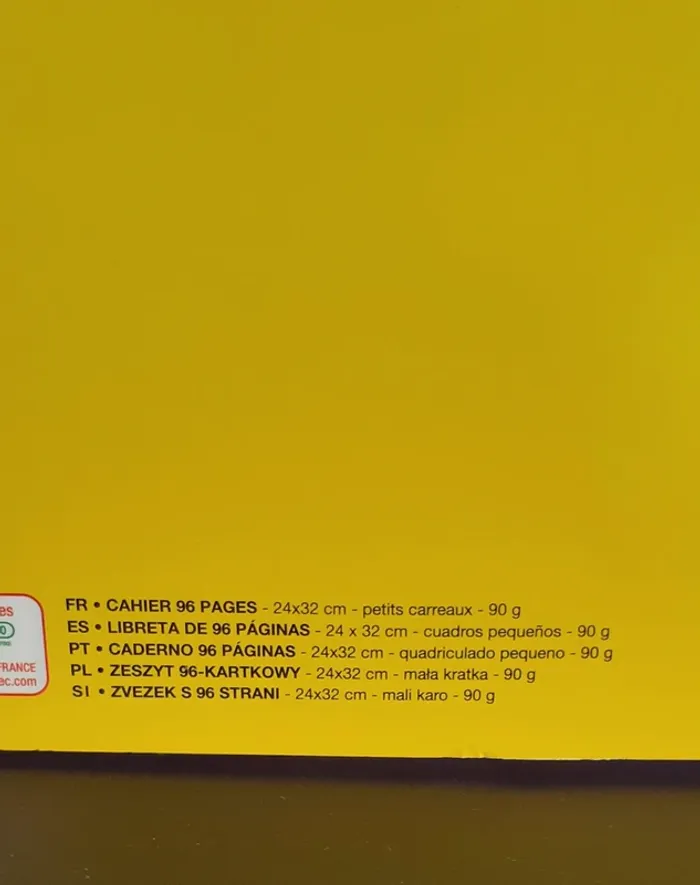1 cahier Esquisse petits carreaux neuf - photo numéro 2