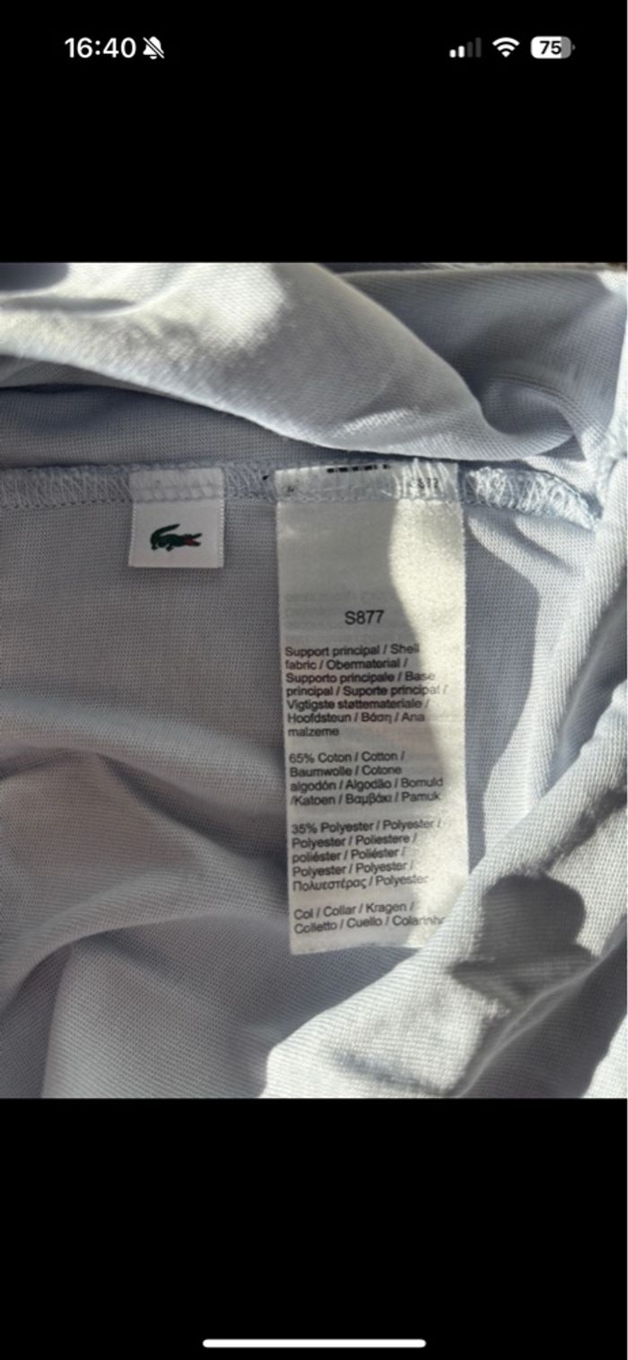 T shirt Lacoste - photo numéro 5