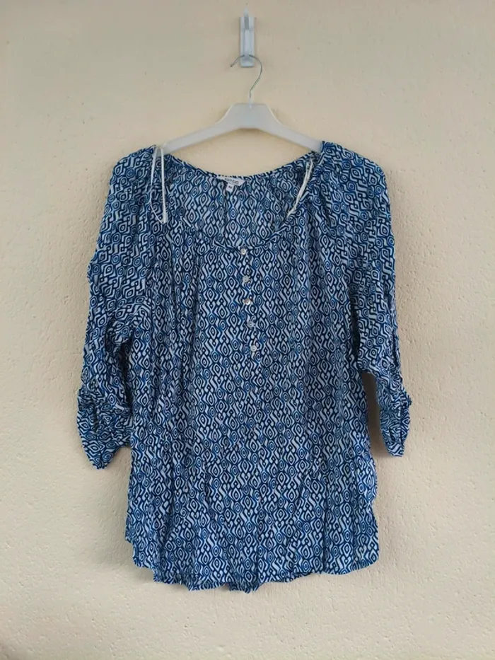Blouse bleue - Zamba - taille 46