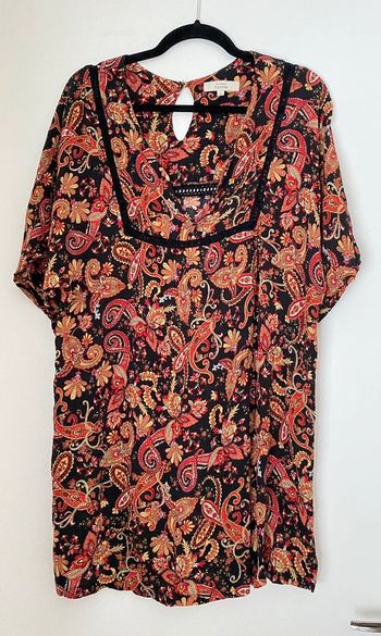 Robe Tunique D’été Imprimée Taille M