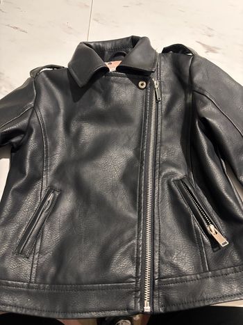 Veste en cuir fille 