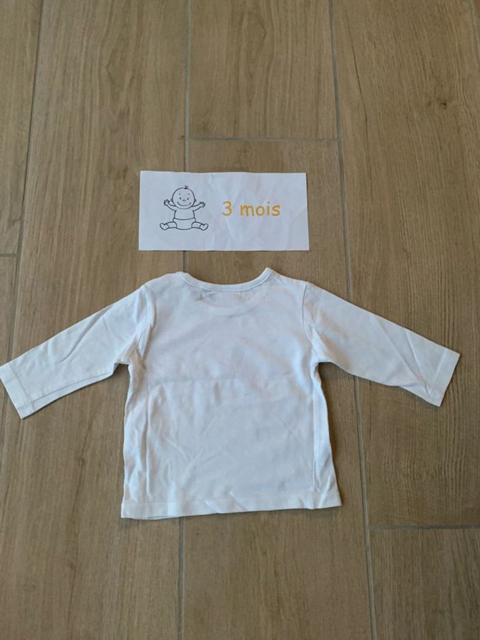 T-shirt manches longues Mexx 3 mois - photo numéro 3