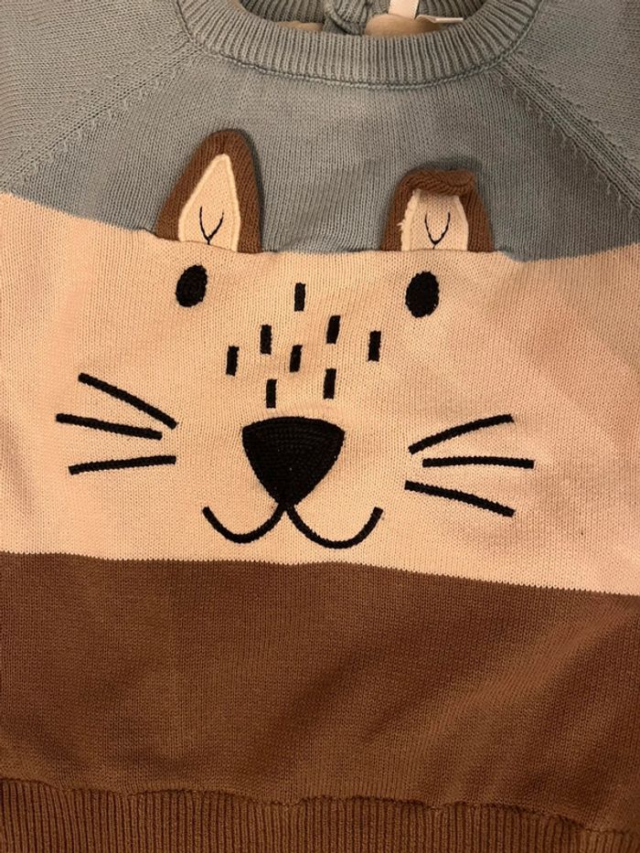 Pull en tricot orchestra neuf sans étiquette 3 mois garçon - photo numéro 2