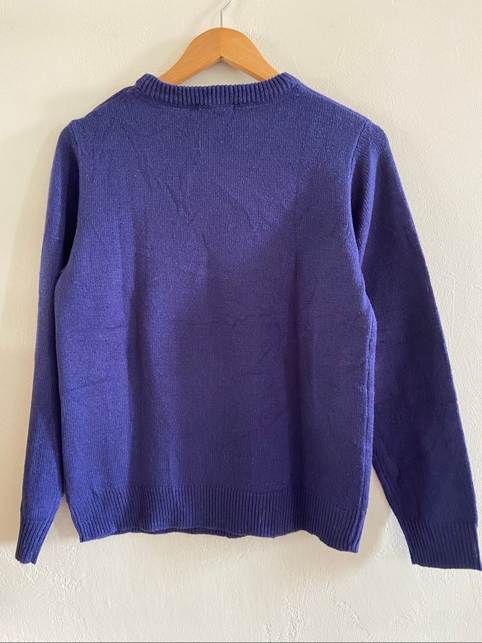 Pull de Noël bleu - photo numéro 2