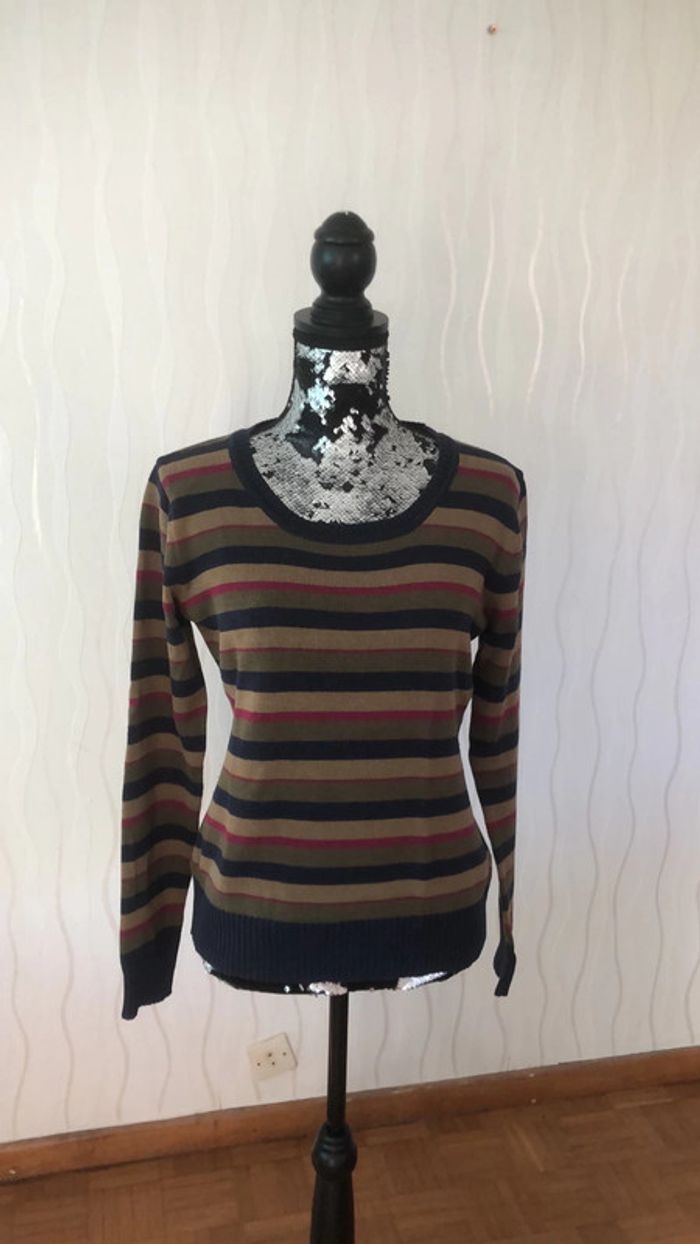 Pull rayé