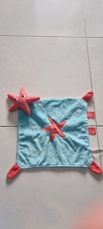 Doudou plat Étoile de Mer neuf