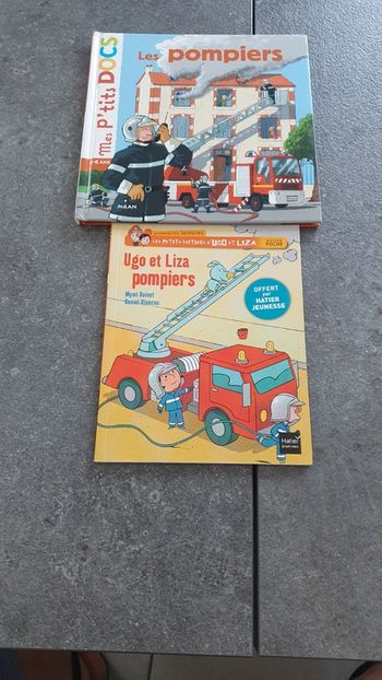 2 livres sur les pompiers