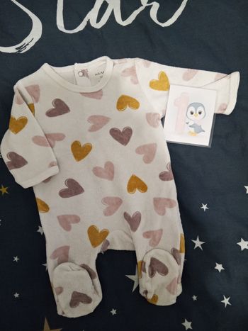 Pyjama "coeur" _ 1 mois