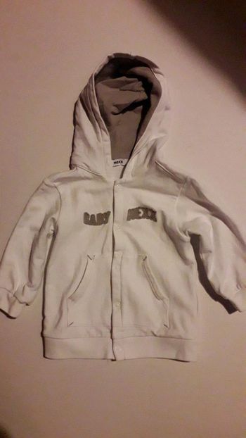 Baby mexx gilet blanc et beige taille 6 / 9 mois