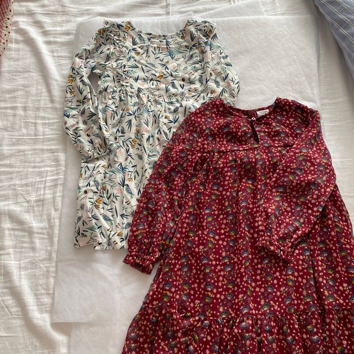 Lot de 2 robes motifs fleurs
