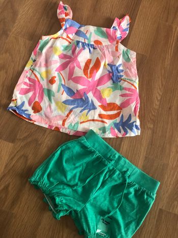 Ensemble été fille 12 mois
