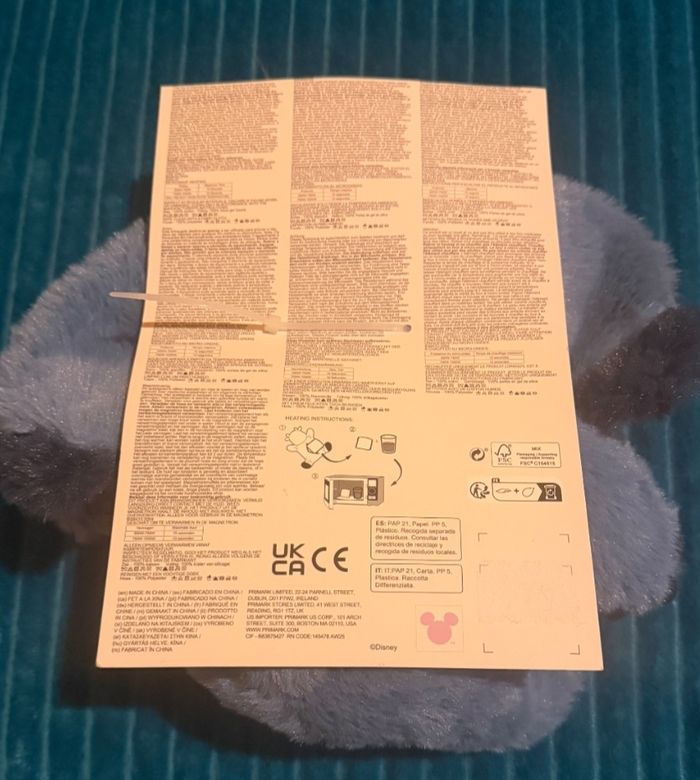 Bouillotte micro onde Stitch - photo numéro 2