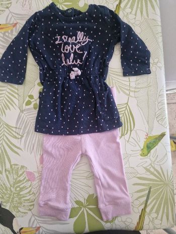 Ensemble lulu castagnette taille 12mois