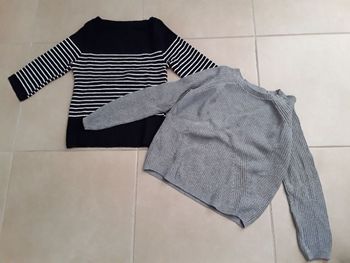 Lot 2 pulls hiver femme en S TBE