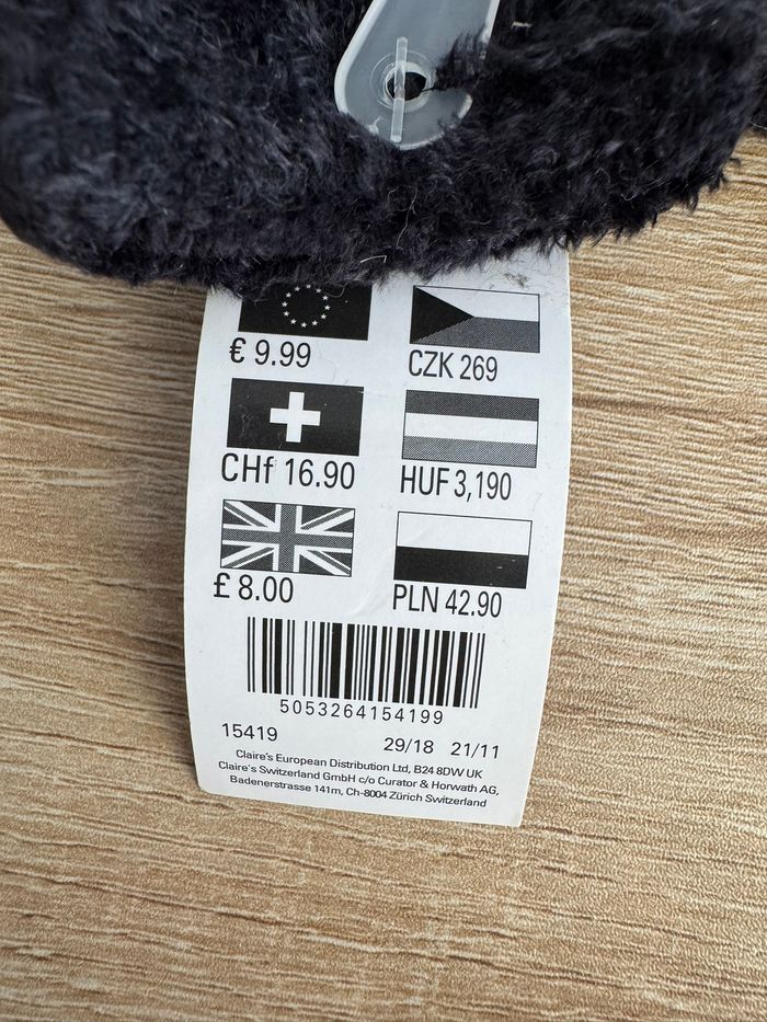 Gants mitaines noirs tout doux neuf Claire's - photo numéro 4