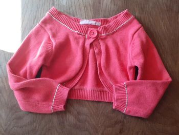 Gilet court fille 3 ans