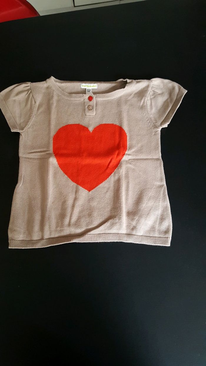 Pull manche coirt vertbaudet 5 ans