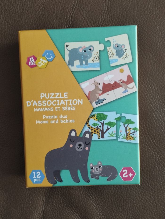 Puzzle d'association mamans et bébés