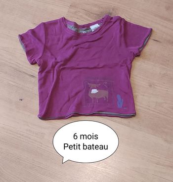 T-shirt Petit bateau 6 mois