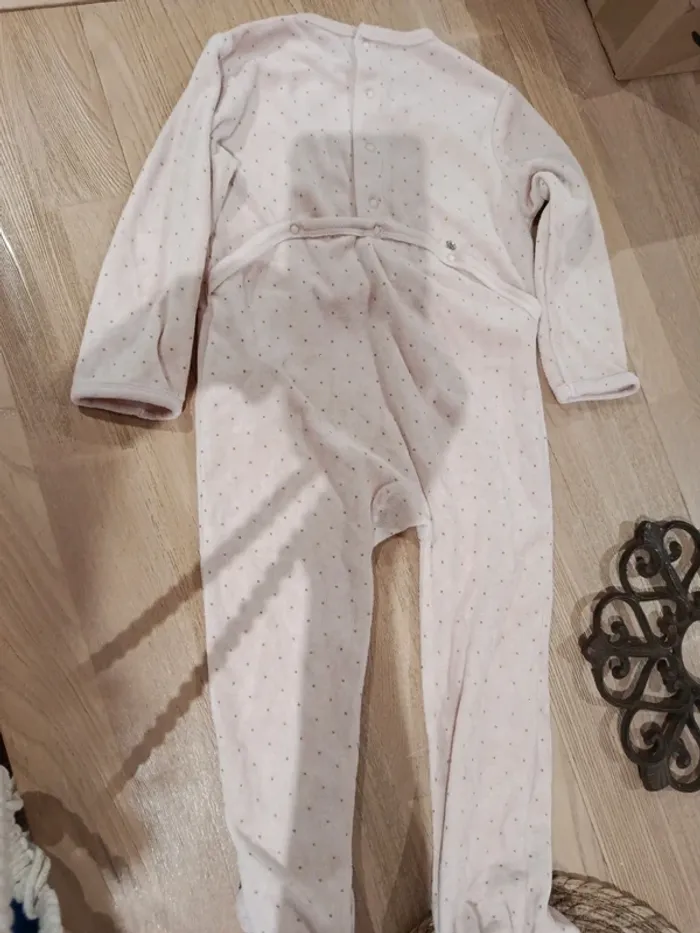 Pyjama 1 pièce 36 mois hiver velours - photo numéro 4