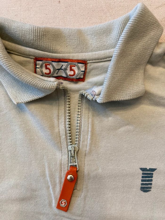 Polo 5 sur 5 bleu clair 5 ans - photo numéro 2