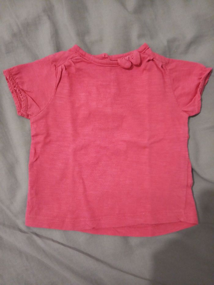 T-shirt MC rose _ 3 mois