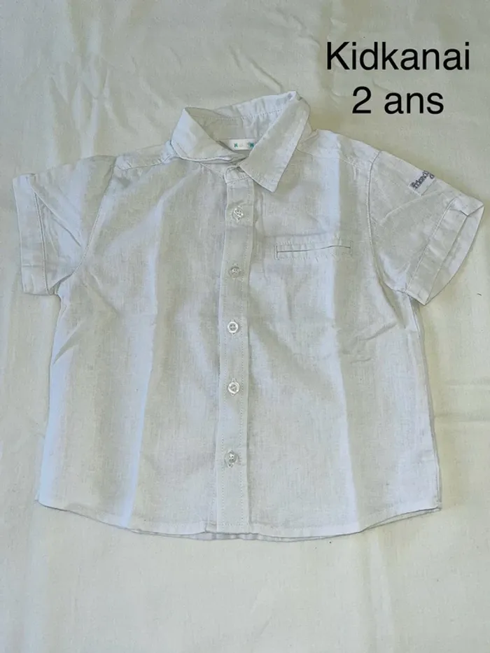 Chemise manches courtes kid kanai 2 ans