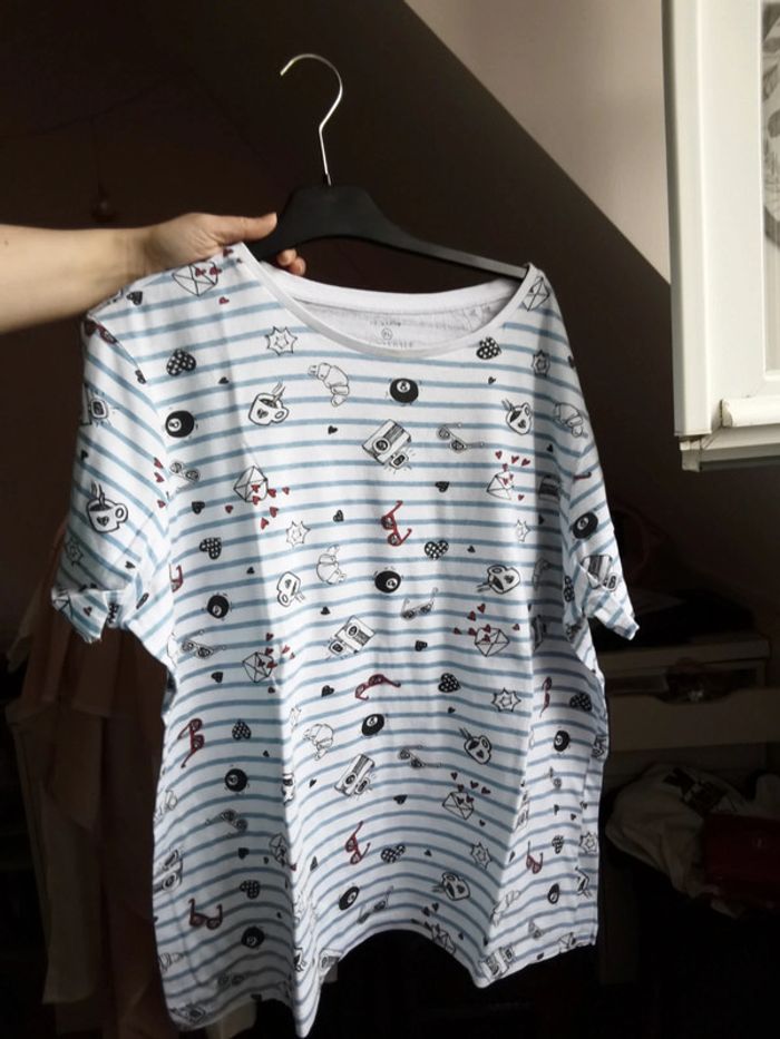T shirt à rayures - photo numéro 2