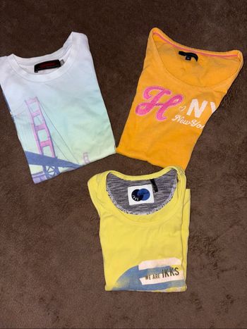 Lot de 3 t-shirt fille taille 6 ans en très bon état