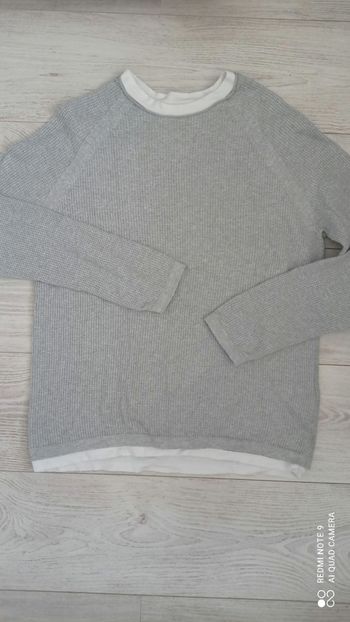 Sweat léger Celio gris taille grand S  comme neuf