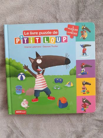 Livre puzzle ptit loup